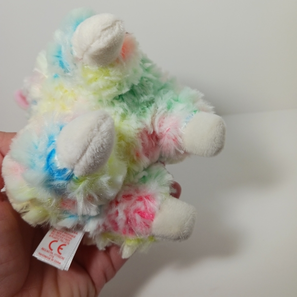 TY Beanie Babies Lola the Llama 8" Plush Rainbow Multicolored Stuffed Animal - Picture 8 of 10